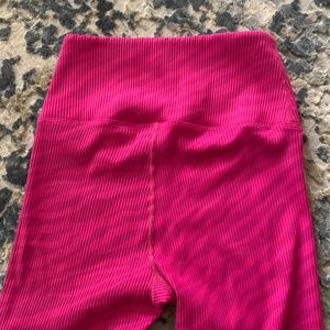 Carbon38 pink zebra print leggings